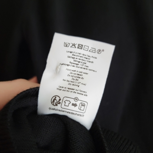 Sezane Audrey Jumper in Black size L NWT - Picture 7 of 9